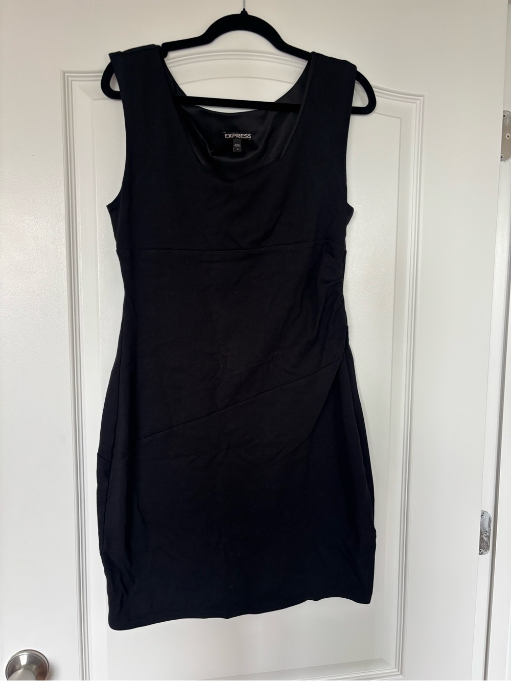Express Black Sleeveless Mini Sheath Dress